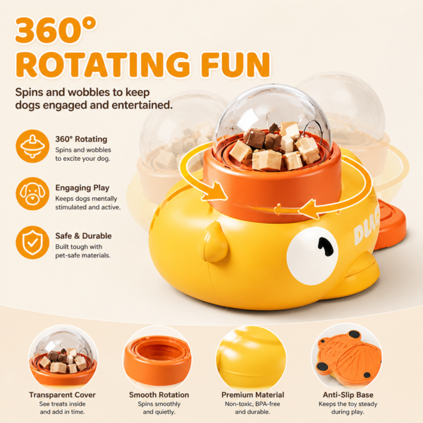 Duck Treat Dispenser Pet Toy