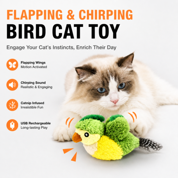 Flapping Bird Cat Toy Flapping Bird Cat Toy