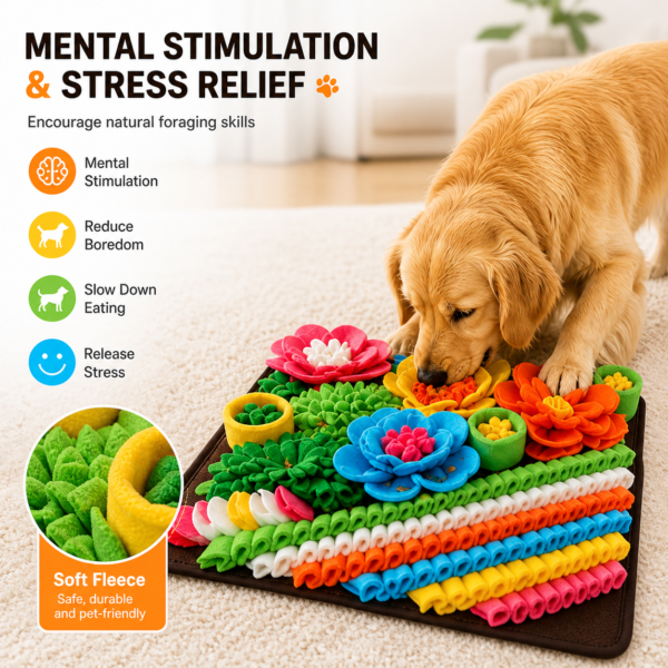Pet Snuffle Mat for Dogs & Cats