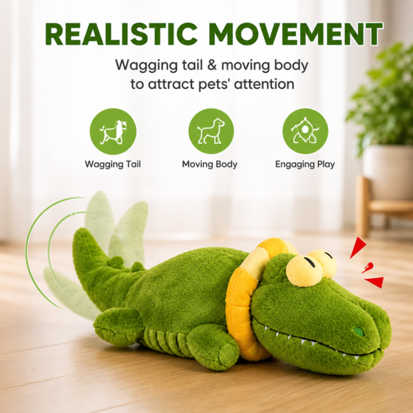 Electric Plush Pet Toy for Dogs & Cats