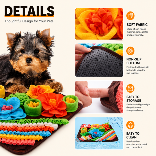 Pet Snuffle Mat for Dogs & Cats