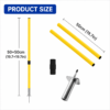 Dog Agility Weave Poles Training Set Improve Speed, Focus & Agility Through Interactive Trainin