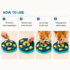 Interactive Slow Feeder Puzzle Bowl for Dogs & Cats