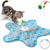 Interactive Hide & Seek Cat Toy with Motion Sensor Keep Indoor Cats Active, Curious & Entertained