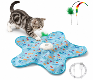 Interactive Cat Toy Interactive Hide & Seek Cat Toy with Motion Sensor Keep Indoor Cats Active, Curious & Entertained