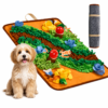 Dog Snuffle Mat with Squeaky Mushrooms Extra-Large Dog Snuffle Mat with Squeaky Mushrooms Turn Mealtime into an Enriching Adventure