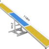 Dog Agility Seesaw - 118"x13"x21" Dog Agility Training Equipment for Backyard Obstacle Courses, Weather Resistant & 2-Level Height Adjustable