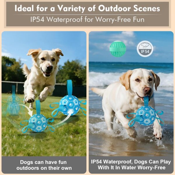Interactive Dog Toy Interactive Moving Dog Soccer Ball Toy Keep Dogs Active, Engaged & Entertained