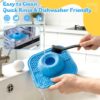 2-in-1 Slow Feeder & Lick Bowl with Rolling Ball Make Mealtime More Engaging, Healthier, and Cleaner