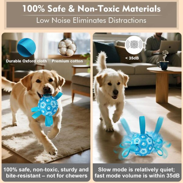 Interactive Dog Toy Interactive Moving Dog Soccer Ball Toy Keep Dogs Active, Engaged & Entertained