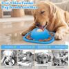 2-in-1 Slow Feeder & Lick Bowl with Rolling Ball Make Mealtime More Engaging, Healthier, and Cleaner