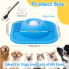 2-in-1 Slow Feeder & Lick Bowl with Rolling Ball Make Mealtime More Engaging, Healthier, and Cleaner