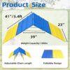 Dog Agility A Frame for Large Dogs, 82” x 23” Dog Agility Course Backyard Set, Dog Agility Equipment Outdoor for Jumping Climbing