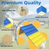Dog Agility A Frame for Large Dogs, 82” x 23” Dog Agility Course Backyard Set, Dog Agility Equipment Outdoor for Jumping Climbing