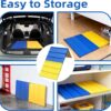 Dog Agility A Frame for Large Dogs, 82” x 23” Dog Agility Course Backyard Set, Dog Agility Equipment Outdoor for Jumping Climbing