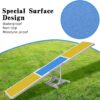 Dog Agility Seesaw - 118"x13"x21" Dog Agility Training Equipment for Backyard Obstacle Courses, Weather Resistant & 2-Level Height Adjustable
