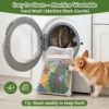 Dog Snuffle Mat with Squeaky Mushrooms Extra-Large Dog Snuffle Mat with Squeaky Mushrooms Turn Mealtime into an Enriching Adventure