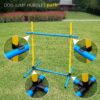 Dog Agility Hurdle Training Set – 2 Jump Bar Sets for Fun, Fitness & Skill Building
