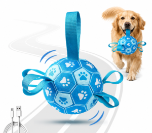 Interactive Dog Toy Interactive Moving Dog Soccer Ball Toy Keep Dogs Active, Engaged & Entertained