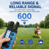 Remote Dog Training Collar with Beep Vibration Shock Modes Waterproof Anti Bark Collar