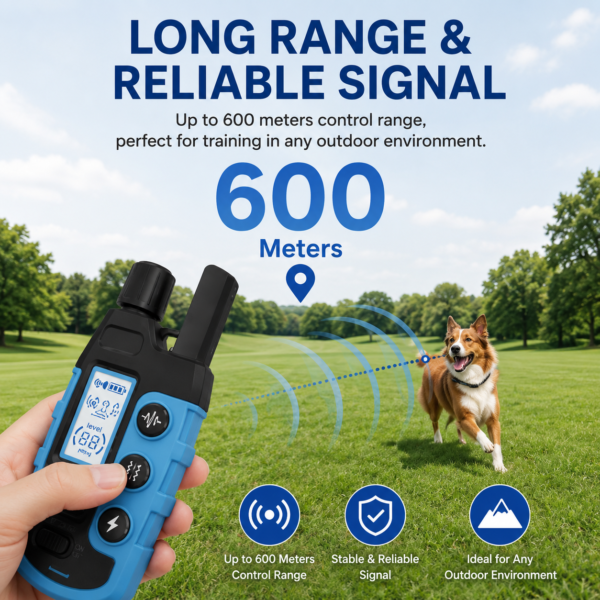 Remote Dog Training Collar with Beep Vibration Shock Modes Waterproof Anti Bark Collar