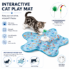 Interactive Hide & Seek Cat Toy with Motion Sensor Keep Indoor Cats Active, Curious & Entertained