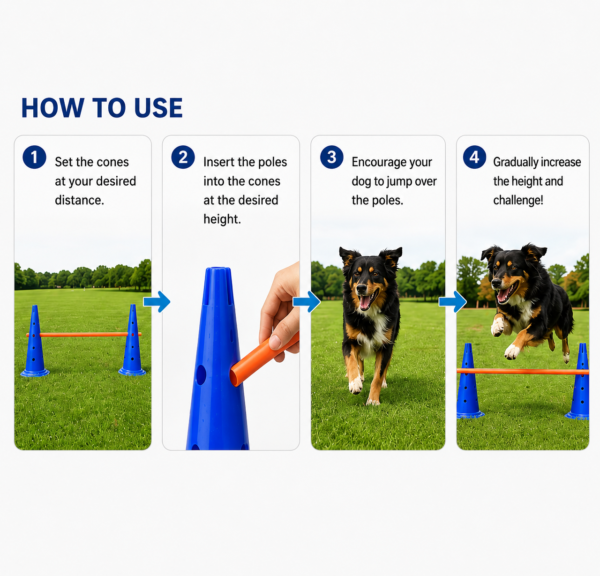 Dog Agility Training Equipment Set Dog Agility Training Equipment Set