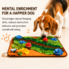 Dog Snuffle Mat with Squeaky Mushrooms Extra-Large Dog Snuffle Mat with Squeaky Mushrooms Turn Mealtime into an Enriching Adventure